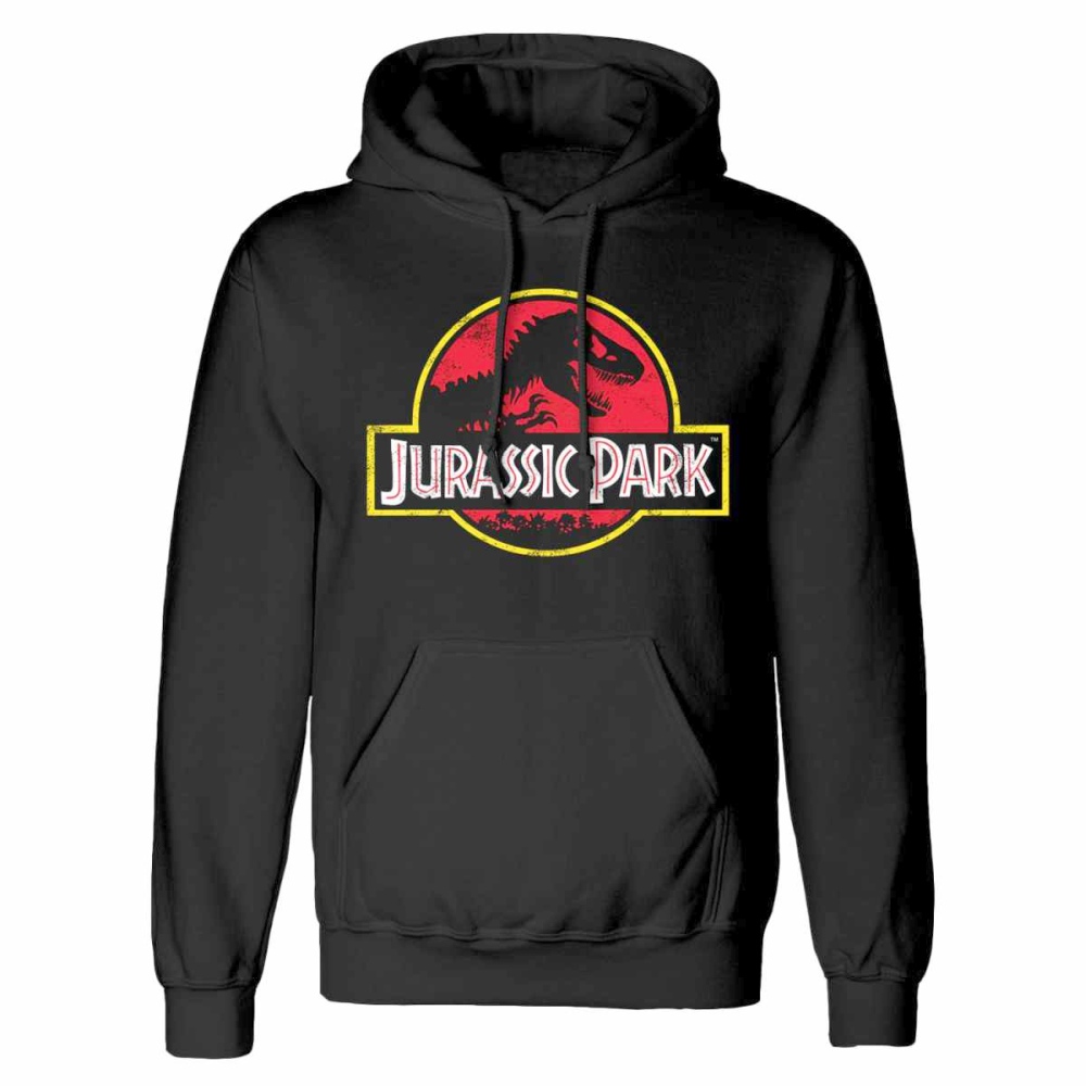 Jurassic Park - Classic Logo Sweat à capuche - Noir